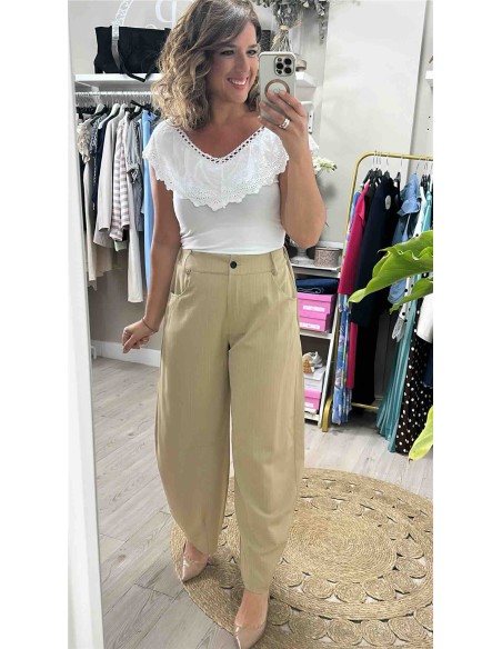 Pantalon balón raya diplomatica