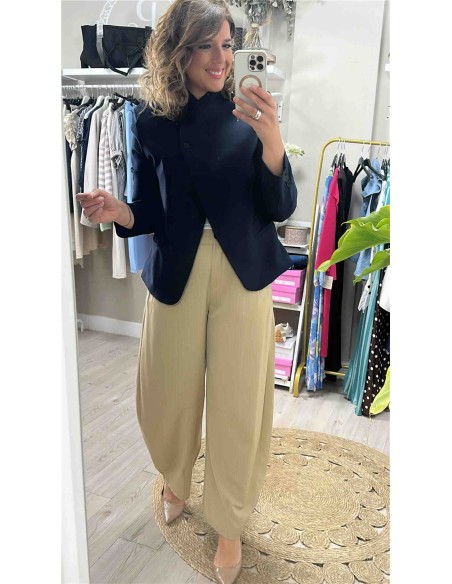 Blazer boton lisa