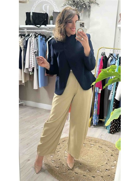 Blazer boton lisa