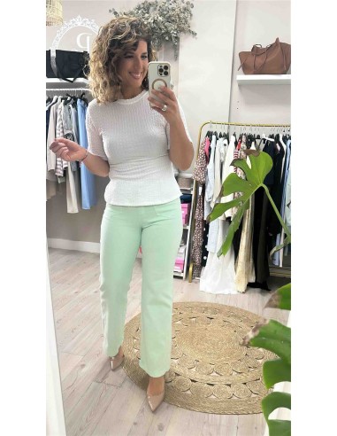Top bambula peplum