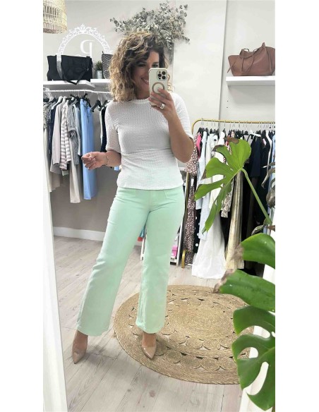 Top bambula peplum