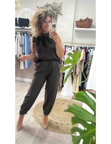 Camisa lunares lazada