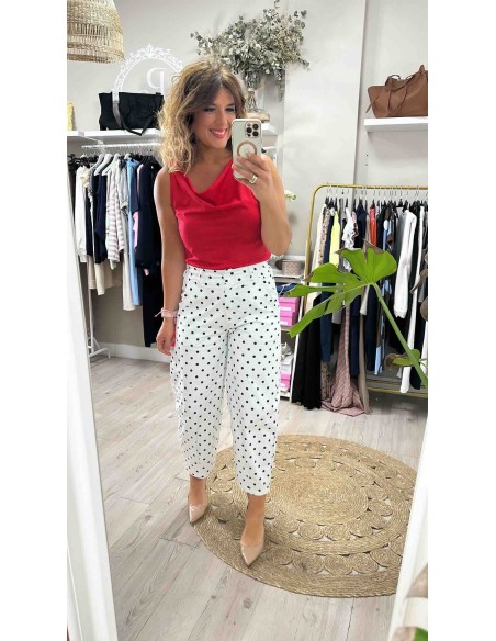 Pantalón lunares