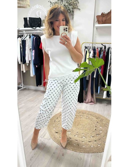 Pantalón lunares