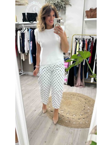 Top blonda diagonal