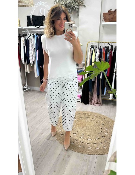 Top blonda diagonal