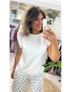 Top blonda diagonal