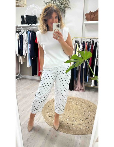 Top blonda diagonal