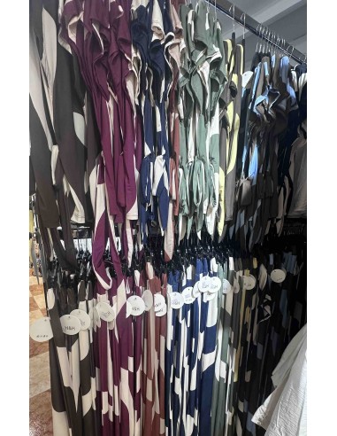Conjunto punto seda nudo bicolor