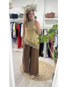 Lencero halter blonda