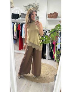 Lencero halter blonda 2