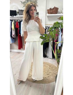 Pantalón botones caida