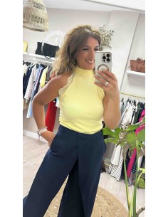 Top halter blonda canale