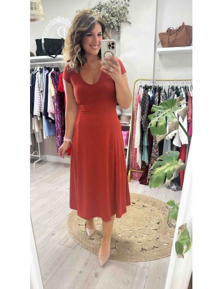 Vestido midi canale