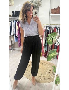 Pantalon baloon plisado 2