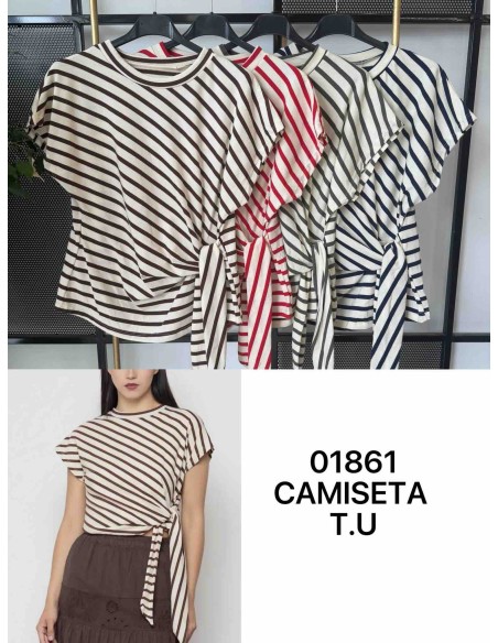 Camiseta rayas nudo