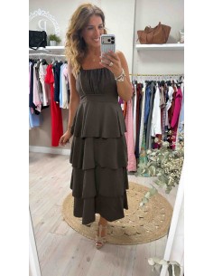 Vestido volantes candor