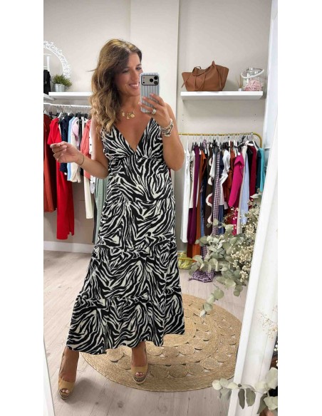 Vestido cebra