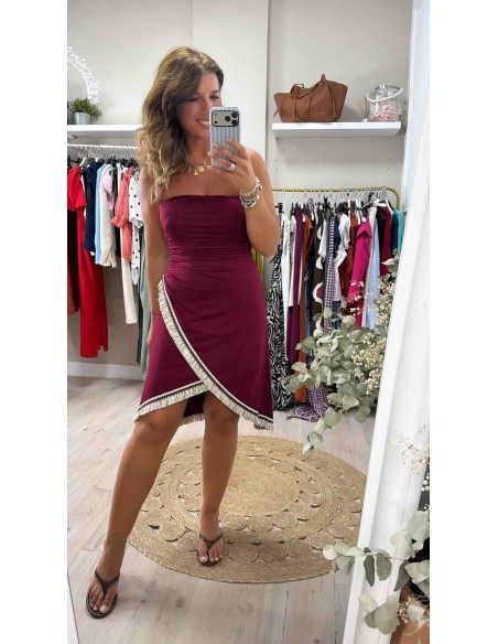 Vestido Amara flecos