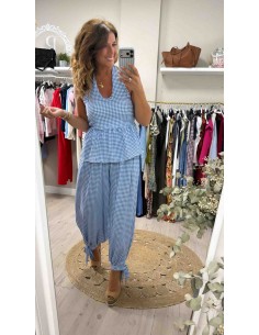 Conjunto vichy cuello 2