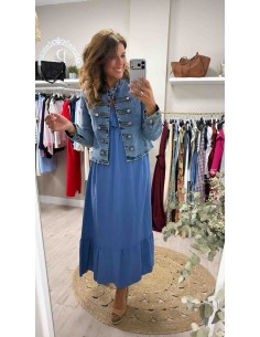 Chaqueta vaquera botones