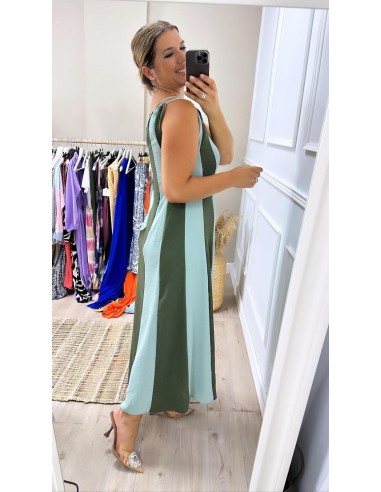 Vestido raya diagonal
