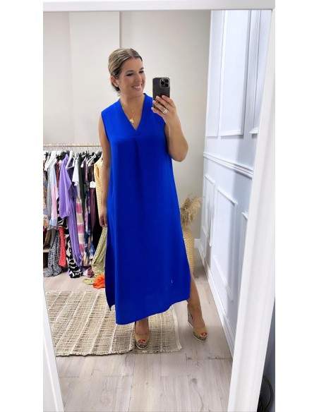 Vestido pico fluido