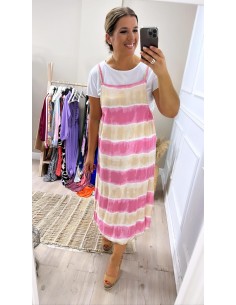Vestido camiseta degradado