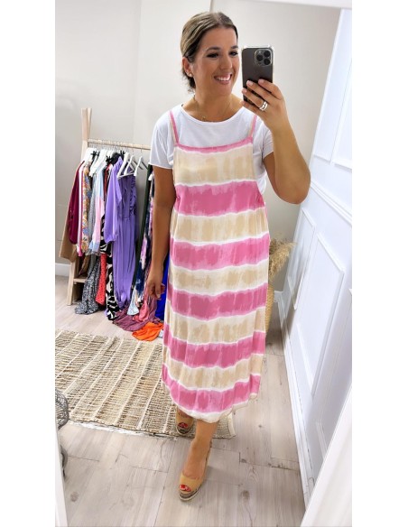 Vestido camiseta degradado