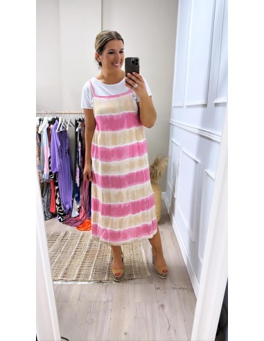 Vestido camiseta degradado
