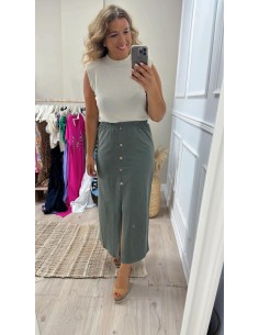 Falda botones de madera 2