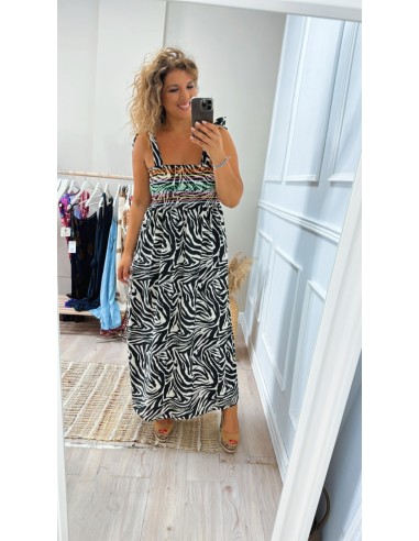 Vestido cebra colores