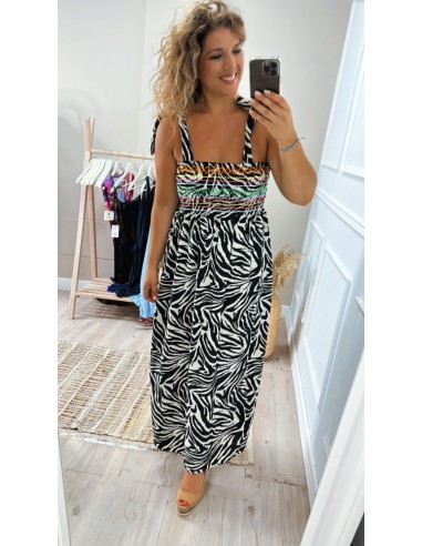 Vestido cebra colores