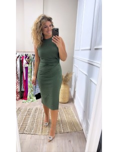 Vestido frunce canale