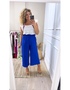 Pantalón bambula crop