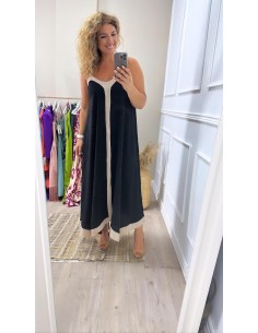 Vestido bicolor