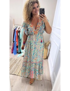 Vestido Boho cristales