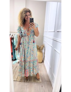 Vestido Boho cristales 2