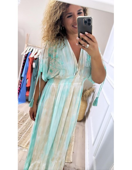 Vestido Boho bordados