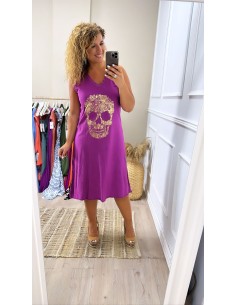 Vestido carabela dorada