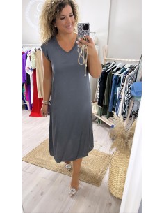 Vestido gris pico 2