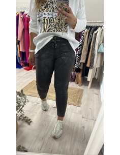 Pantalón tela con metalizado 2