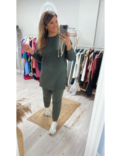 Conjunto bomba kaki