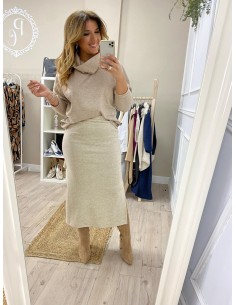 Conjunto falda botones