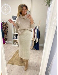 Conjunto falda botones 2